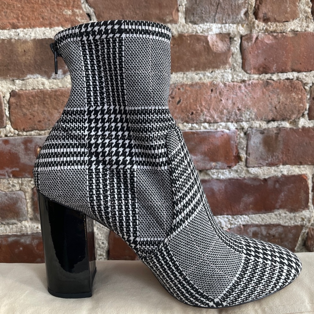 Women’s Aldo Houndstooth Booties, Heeled, 8 1/2 or 9